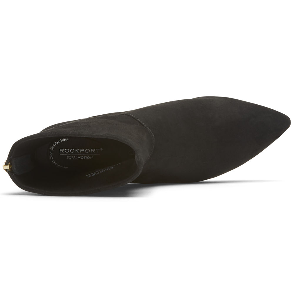 Boots Rockport Womens - Total Motion Saleya Cuff Black - Philippines SHJC-52109